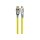 Series Anschlusskabel DisplayPort 1.2 an HDMI 2.0, 4K2K / UHD, 24K vergoldete Kontakte, OFC, Nylongeflecht gelb, 1m