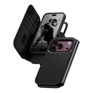 CARE™ by PanzerGlass® Tango 2-in-1 Wallet Case Black w. MagSafe iPhone 18 Pro | 17 Pro