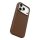 CARE by PanzerGlass Solo Vegan Leather Case Braun m. MagSafe iPhone 17 Pro