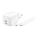 Belkin Ladegert Dual USB-C 67W PD PPS+2m Kabel