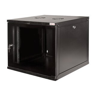 19" Wallmount SOHO Box 12U 540*550, flatpack, black