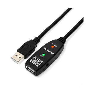 AXAGON ADR-205 aktives USB-Verlängerungskabel, USB 2.0, USB-A auf USB-A - 5m
