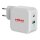 USB Charger mit Euro-Stecker 2 Port (Typ-A QC3.0 Typ-C PD) 65W