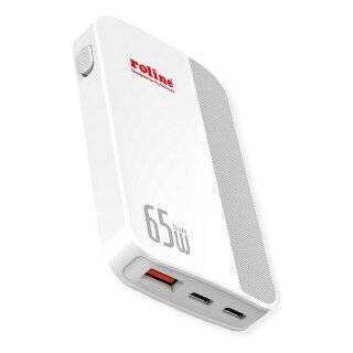 USB Charger schlank mit klappbarem Euro-Stecker 65W
