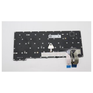 Chicony - Ersatztastatur Notebook - hinterleuchtet Englisch Europa schwarz