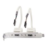 LINDY Slotblech USB Adapter 2x USB TYP A 5 IDC-Kupplung 0.2m