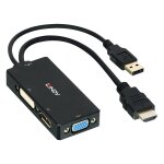 LINDY Konverter HDMI an DP/DVI/VGA Multi