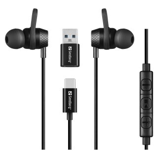 126-50 SANDBERG Earbuds Kabel Mikrofon