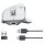 Logitech MX Master 3S, right-handed, laser, RF wireless + Bluetooth, 8000 DPI, silver, white