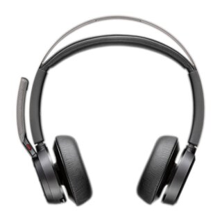 HP Poly Voyager Focus 2 USB-C-Headset incl. Ladestation + Adapter USB-C/ -A