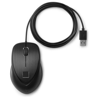 HP Fingerprint Mouse laser 3 buttons wired USB for Elite x2, EliteBook 735 G6, Mobile Thin Client mt