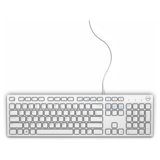 DELL Wired Keyboard KB216 US International QWERTY White