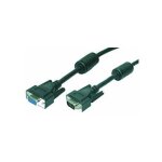 Logilink VGA Cable ST/BU black 2x Ferrit Core 5M