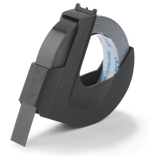 Dymo 3D Prgeband 9 mm x 3 m Plastik glnzend schwarz