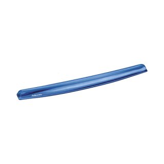 Fellowes Tastatur-Handgelenkauflage Crystal Gel blau