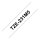 TZe-231 black on white 12 mm