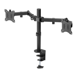 goobay Monitor-Halterung Dual Flex schwarz