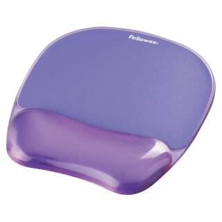 Fellowes Maus-Handgelenkauflage Crystal violett