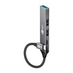 Goobay Slim 4-Port USB-Hub, USB-C™ auf...