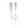 Goobay Patchkabel RJ45 Stecker > RJ45 Stecker CAT.6 U/UTP (wei, 5 Meter, Flachkabel)