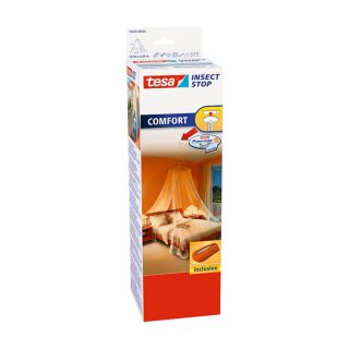 tesa Fliegengitter Comfort mit Deckenhaken weiß