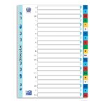 OXFORD Ordnerregister Vollformat A-Z farbig 21-teilig - 1...