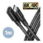 AXAGON BUCM32-CF10AB Verlängerungskabel, USB-C zu...
