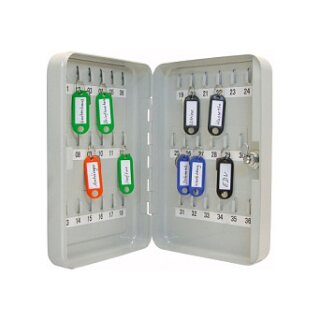 WEDO Schlüsselkasten mit 36 Sicherheitsschloss lichtgrau