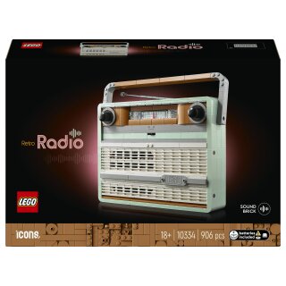 LEGO Icons 10334 Radio w stylu retro