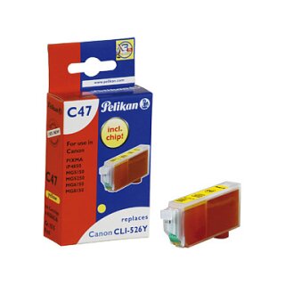 Pelikan Tinte Canon C47 CLI526 ye yellow kompatibel