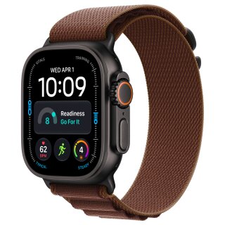 Apple Watch Ultra 4 Titanium Cellular 49mm Natur (Alpine Loop burgunder) L