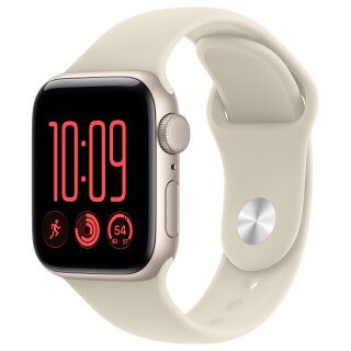Apple Watch SE 3 Aluminium 40mm Polarstern (Sportarmband sand) M/L