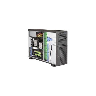 Barebone Server 4 U/Tower Dual 3647; 8 Hot-swap 3.5"; 1200W Redundant Platinum; SuperWorkstation 7049A-T