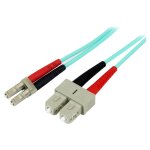 StarTech 10Gb Aqua LC/SC Duplex 50/125 Multimode LSZH...