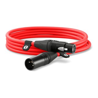 Rode Microphones Premium XLR-Kabel XLR3M-R red (rot, 3 Meter)
