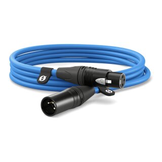 Rode Microphones Premium XLR-Kabel XLR3M-B blue (blau, 3 Meter)