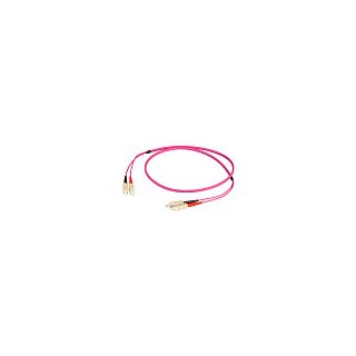 EFB Duplex Patchkabel Flat-Twin SC-SC OM4 40m LSZH 3x5mm erikaviolett