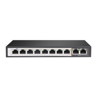 Perses Switch 8X EX-SG1008PE 10/100/1000M TX PoE AT/AF 2X GE SFP Full Gigabit PoE
