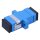 Adapter SC/UPC Single Mode Simplex Blue SC/UPC Uncoated Blue Single Mode Plastic 2000 Pcs