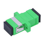 SC/APC | Adapter | Single Mode, Simplex, green