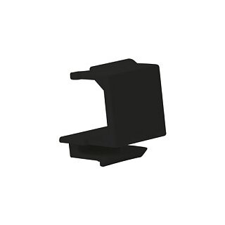 Keystone Bilndabdeckung Blank Insert, 10 pcs., black LogiLink