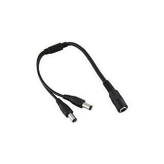 133119 2x DC direct current black power cable