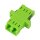 50/125u Multimode OM5, lime Green, duplex, PVC, mit Flansch, Synergy 21,