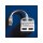 T-Adapter, CAT5E, RJ45->Token Ring(ISDN) 2x, geschirmt,