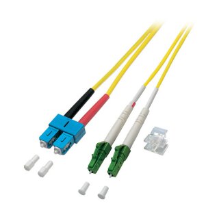 EFB Duplex Patchkabel LC/APC-SC OS2 G652D 1m LSZH 2mm gelb