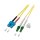 EFB Duplex Patchkabel LC/APC-SC OS2 G652D 1m LSZH 2mm gelb