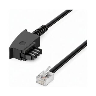 TAE Anschl. TAE-F -RJ11/6P4C Uni 6m