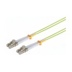 LWL Patchkabel LC/LC 15m OM5 (50/125µ) lindgrün