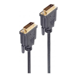 DVI-D 24+1 (ST-ST) 5m vergoldet Black