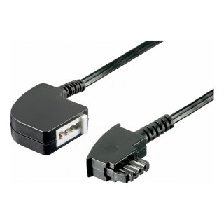 TAE Verlängerung TAE-F -TAE-F 4Pin ST/Bu 6m